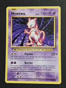 Mewtwo Non Holo Rare 51/108 Pokemon TCG XY Evolutions NM - Image 1