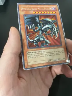 Red-Eyes Black Metal Dragon (Forbidden Memories) FMR-001 Yu-Gi-Oh! Video Game - Image 2
