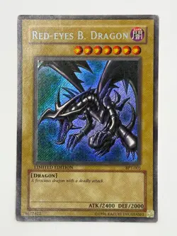 Yu-Gi-Oh! TCG - Red-Eyes B. Dragon BPT-005 - Limited Edition Secret Rare - LP - Image 1