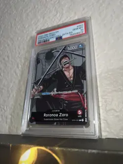 One Piece Roronoa Zoro Alternate Art Leader Promo OP01-001 PSA 10 GEM MT - Image 2