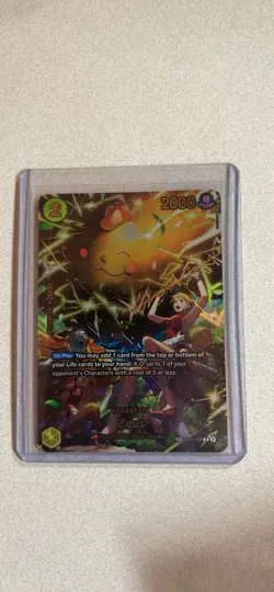 Bandai One Piece Zeus OP11-106 Foil Special 2000 Power 2 Cost - Image 1