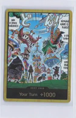 DON!! Card (Egghead) (Gold) DON!! The Azure Sea's Seven One Piece Foil NM - Image 1
