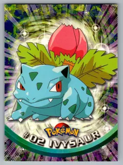 Ivysaur #2 Topps Trading Cards Series 1 Pokemon LP - Image 1