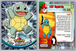 Squirtle #7 Topps Trading Cards Series 1 Pokemon LP - Image 3