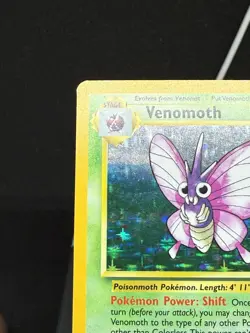 Pokemon TCG Venomoth Holo Rare 13/64 Jungle Set 1999 Wizards Unlimited Card MP - Image 3