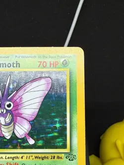 Pokemon TCG Venomoth Holo Rare 13/64 Jungle Set 1999 Wizards Unlimited Card MP - Image 4