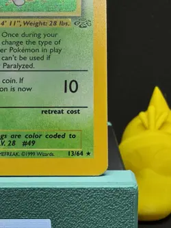 Pokemon TCG Venomoth Holo Rare 13/64 Jungle Set 1999 Wizards Unlimited Card MP - Image 5