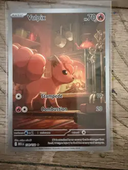 Vulpix 138/132 Pokemon Card Illustration Rare Mega Evolutions, Near Mint, TCG - Image 1