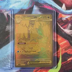 Mega Dragonite EX Ascended Heroes 295/217 Pokemon Full Art Holo Gold EX Card - Image 1