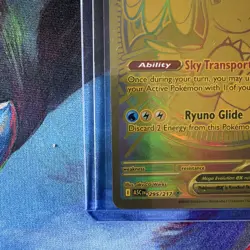 Mega Dragonite EX Ascended Heroes 295/217 Pokemon Full Art Holo Gold EX Card - Image 5