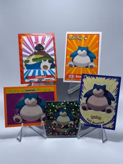 Pokemon Snorlax Set of 5 - Snorlax #143 Peru/NON-TCG Cards & Stickers - Image 1