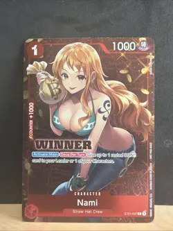 Nami (2025 New Year Event Winner) ST01-007 One Piece Promotion Cards Foil - Image 1