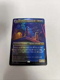 Grand Arbiter Augustin IV Borderless Foil Card #379 MTG LP - Image 1