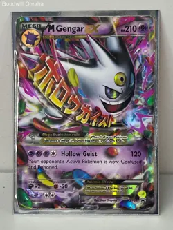 Pokemon Mega Gengar EX #XY166 Promo Collectible Trading Card TCG CCG - Image 1