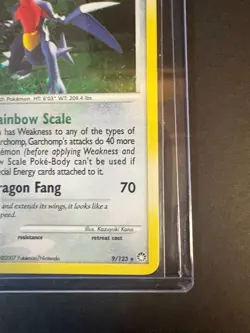 Vintage Pokemon Garchomp 2007 LV.66 Holo Card 9/123 Mysterious Treasures NM - Image 5