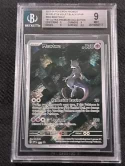 Mewtwo 052 Sv: Scarlet & Violet Promo Cards Holo - BGS 9 - SVP EN - Image 1