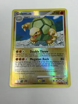 Golem Lv. 52 - 29/132 - 2007 Rare Secret Wonders Pokemon Card LP - Image 1