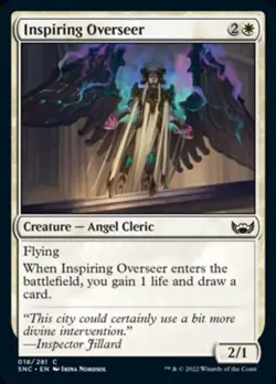 Inspiring Overseer [Streets of New Capenna] Foil Near Mint - Image 1