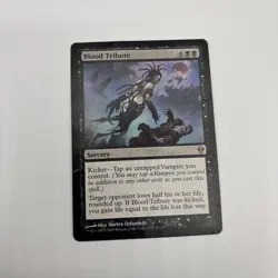 Blood Tribute #81 (MP) Zendikar ZEN Magic MTG - Image 1