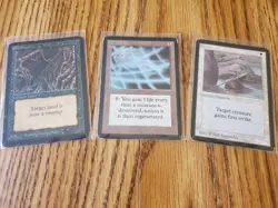 Magic The Gathering Lot of Three (3) ALPHA Singles Lightly Played READ/LOOK - Image 1