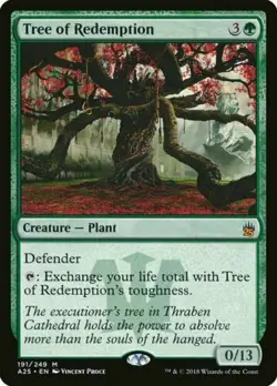 mtg magic tree of redemption ENGLISH arbre de la redemption masters 25 - Image 1