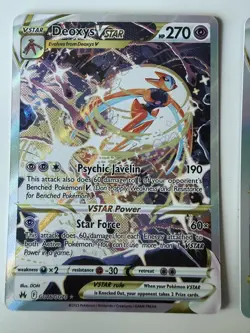 Pokemon TCG VSTAR/V/VMAX Collection Lot of 7 Cards - NM-M Deoxys mew zeraora - Image 4