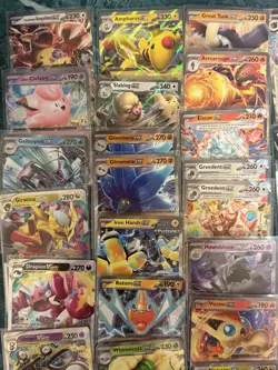 POKEMON MEW CHARIZARD PIKACHU GIRATINA ULTRA RARE EX V VSTAR VMAX BIG CARD LOT ! - Image 2