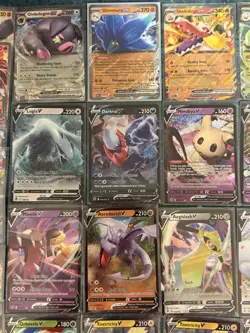 POKEMON MEW CHARIZARD PIKACHU GIRATINA ULTRA RARE EX V VSTAR VMAX BIG CARD LOT ! - Image 4