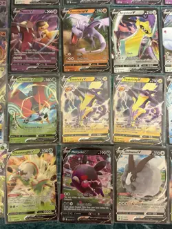POKEMON MEW CHARIZARD PIKACHU GIRATINA ULTRA RARE EX V VSTAR VMAX BIG CARD LOT ! - Image 5