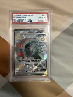 2024 PSA 10 2024 Pokemon Paldean Fates - Black Star Promo Iron Treads ex SVP 073 - Image 1