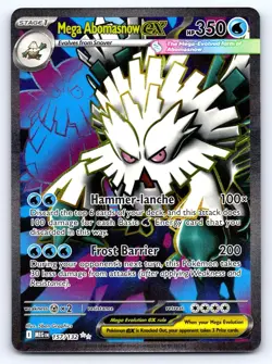 Mega Abomasnow ex 157/132 Ultra Rare Mega Evolution Pokemon Near Mint - Image 1