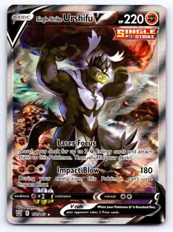 Single Strike Urshifu V 151/163 Ultra Rare Battle Styles Near Mint - Image 1