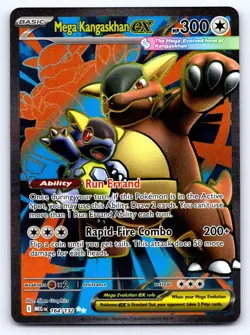 Mega Kangaskhan ex 164/132 Ultra Rare Mega Evolution Pokemon Near Mint - Image 1