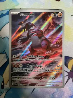 Groudon 199/182 Pokemon Paradox Rift Holo Pokemon Card - Image 1