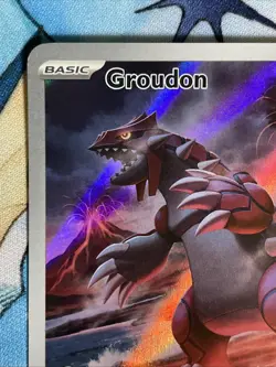Groudon 199/182 Pokemon Paradox Rift Holo Pokemon Card - Image 3
