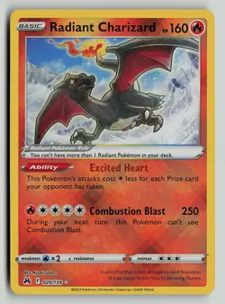 Radiant Charizard - Crown Zenith (CRZ) 020/159 Pokemon - Image 1