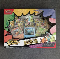 Pokemon TCG Ascended Heroes First Partner Deluxe Pin Collection SEALED - Image 1
