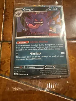 Pokemon TCG Perfect Order Gengar GameStop Exclusive Stamped Promo 50/88 Sealed - Image 1