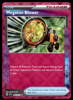 Megaton Blower 182/191 ACE SPEC Rare Surging Sparks Pokemon Holo Lightly Played - Image 1