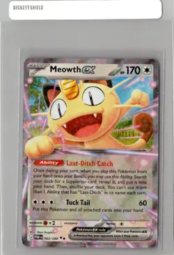Meowth ex 062/088 Pokemon TCG Perfect Order Holo NM - Image 1