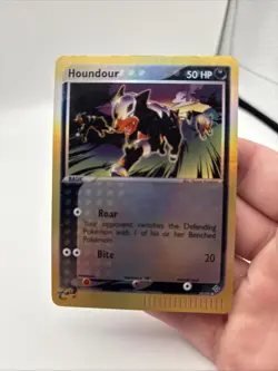 Houndour 59/97 EX Dragon Reverse Holo Vintage MP - Image 1