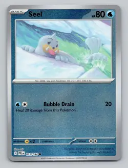 Reverse Holo Seel 021/094 Common Phantasmal Flames Pokemon - Image 1