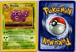 Weezing 45/62 Uncommon Fossil Pokemon MP - Image 3