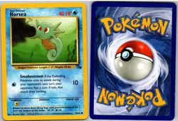 Horsea 49/62 Common Fossil Pokemon MP - Image 3