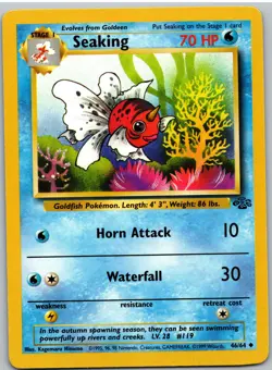 Seaking 46/64 Uncommon Jungle Pokemon MP - Image 1
