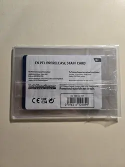 Pokemon TCG Phantasmal Flames STAFF Prerelease Promos Set of 4 Sealed - Image 3