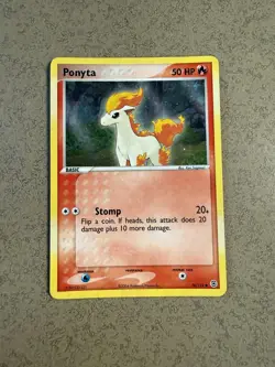 Ponyta 76/112 Pokemon Fire Red & Leaf Green Reverse Holo NM - Image 1