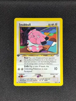 Snubbull 74/111 Neo Genesis Non-Holo 1st Edition - Lightly Played - Pokemon TCG - Image 1