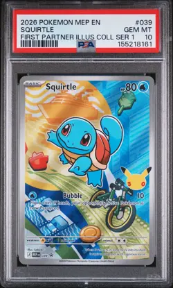 2026 POKEMON FIRST PARTNER ILLUSTRATION COLLECTION SERIES PSA 10 SEQUENTIAL SET - Image 4