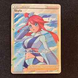 The Pokemon Company Skyla 072/072 Shining Fates Ultra Rare Holo Full Art 2021 - Image 1